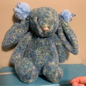 Bashful azure jellycat bunny size medium
